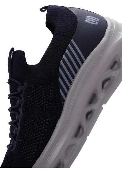 Zero Erkek Lacivert Bağcıklı Kalın Tabanlı Sneaker 25SFD69176F
