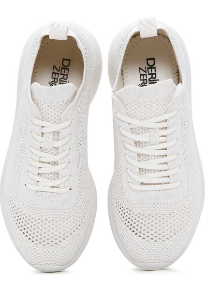 Zero Kadın Gri Bağcıklı Kalın Tabanlı Sneaker 25SFD43026F