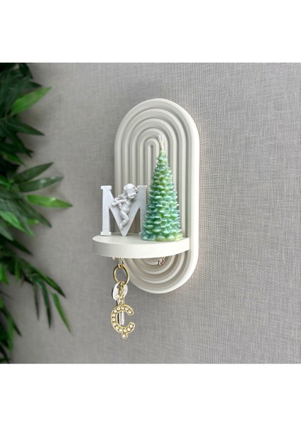 Küçük Boy 30X15CM Dokulu Özel Tasarım Duvar Askılığı ve Rafı (El Yapımı) modelleri