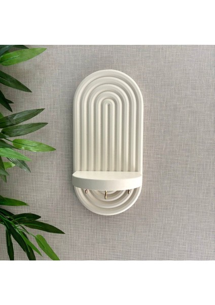 Küçük Boy 30X15CM Dokulu Özel Tasarım Duvar Askılığı ve Rafı (El Yapımı) indirimleri