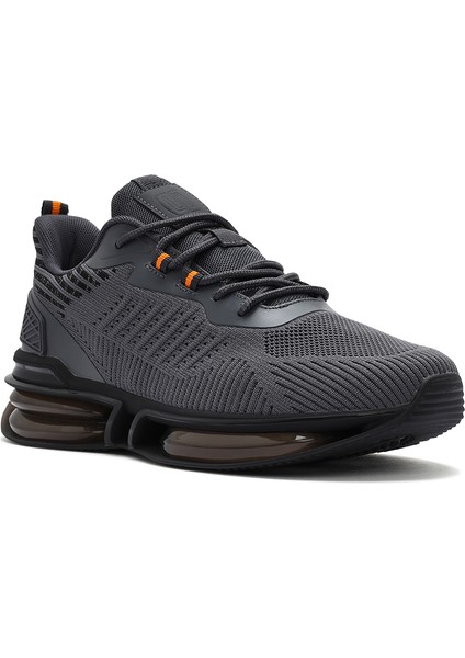 Zero Erkek Gri Bağcıklı Kalın Tabanlı Sneaker 25SFD69446F