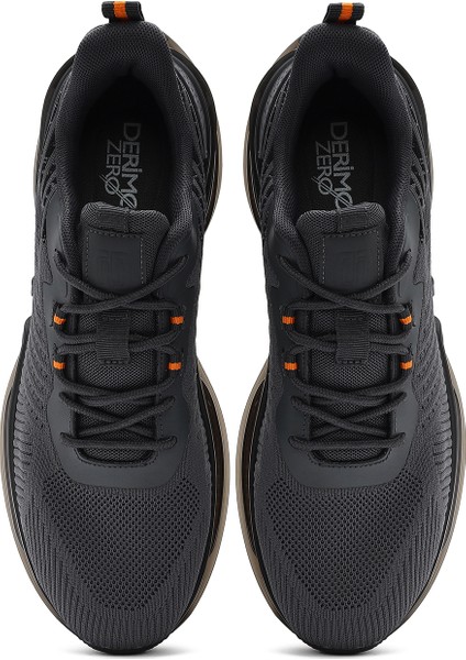 Zero Erkek Gri Bağcıklı Kalın Tabanlı Sneaker 25SFD69446F
