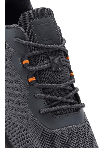 Zero Erkek Gri Bağcıklı Kalın Tabanlı Sneaker 25SFD69446F