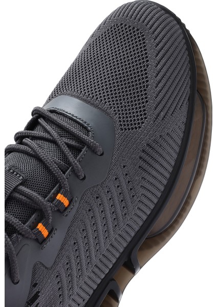 Zero Erkek Gri Bağcıklı Kalın Tabanlı Sneaker 25SFD69446F