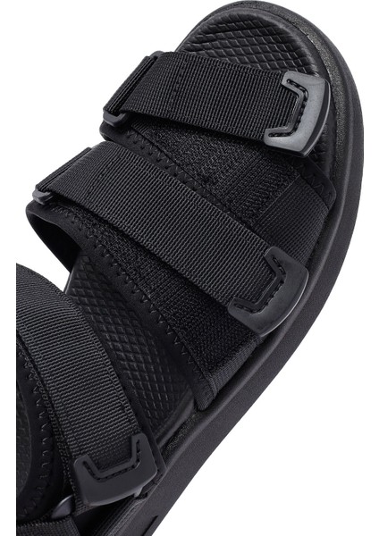 Erkek Siyah Kumaş Sandalet 25SFD696114