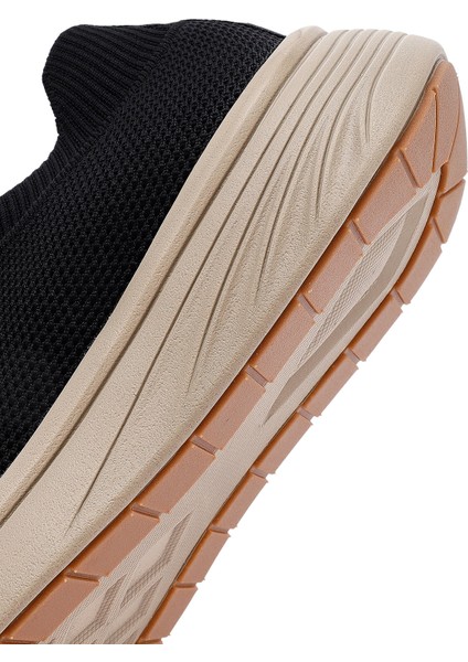 Zero Erkek Siyah Kalın Tabanlı Kumaş Sneaker 25SFD69526F