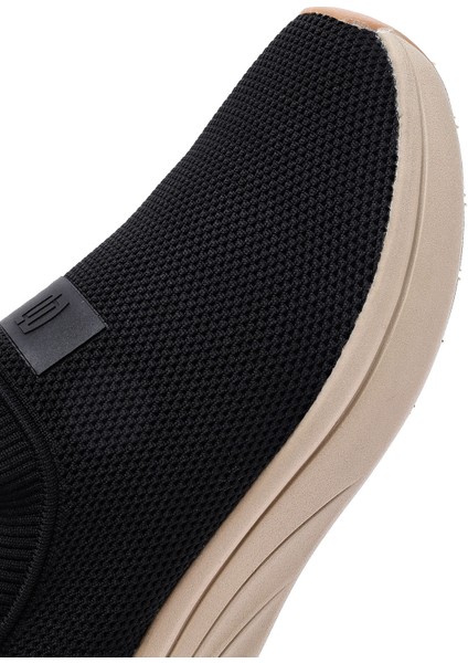 Zero Erkek Siyah Kalın Tabanlı Kumaş Sneaker 25SFD69526F