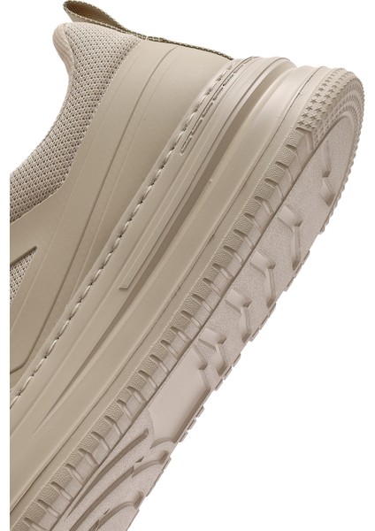 Erkek Bej Bağcıklı Kalın Tabanlı Sneaker 25SFD69366F