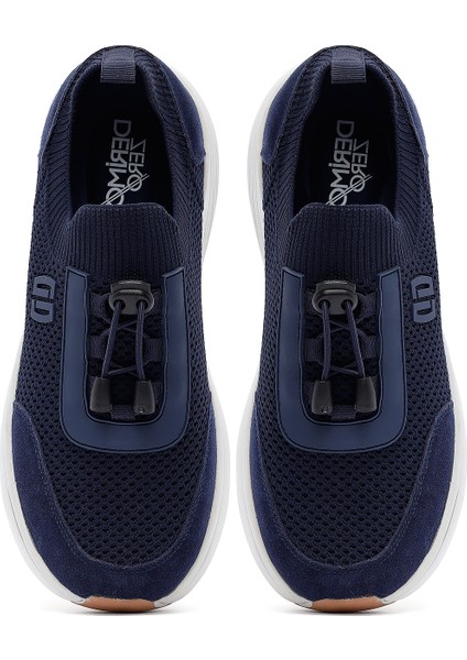 Zero Erkek Lacivert Kalın Tabanlı Kumaş Sneaker 25sfd69506f