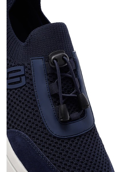 Zero Erkek Lacivert Kalın Tabanlı Kumaş Sneaker 25sfd69506f