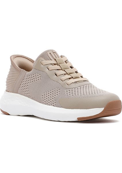 Zero Erkek Bej Kalın Tabanlı Kumaş Sneaker 25SFD69486F
