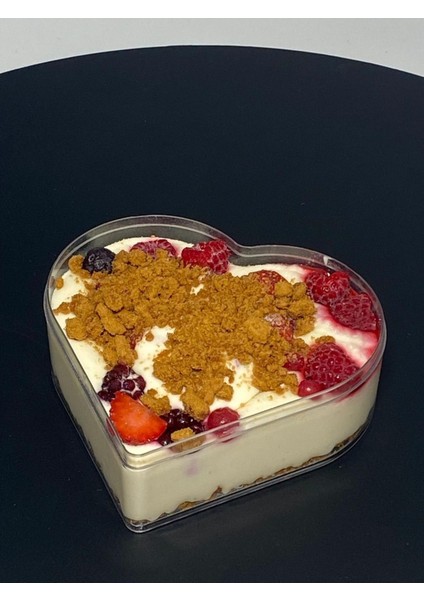 330CC Sert Plastik Mika 5'li Kalpli Kapaklı Set, Turuncu Renk fiyatları