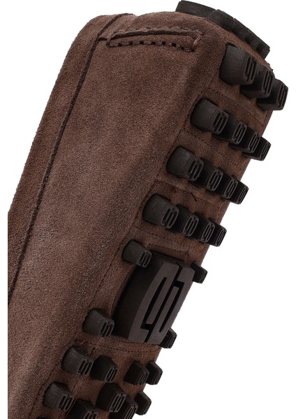 Erkek Gri Püsküllü Süet Deri Loafer 25sfd631510