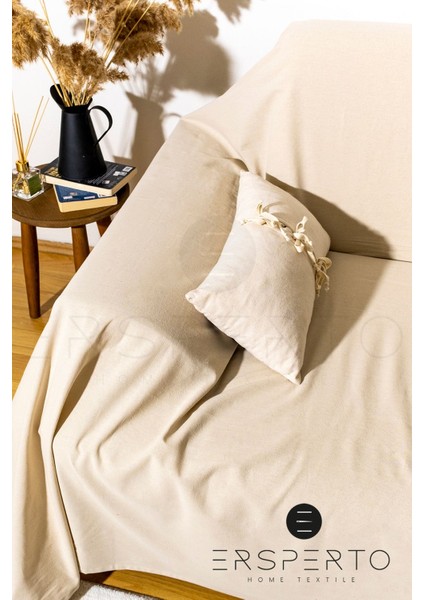 Bej Keten Koltuk Örtüsü 170X400CM, Şık ve Doğal Görünüm Için Ideal Seçim fiyatları