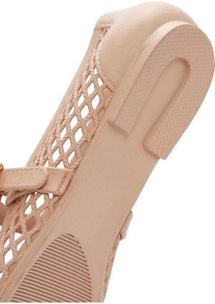 Kadın Bej Tokalı Jelly Babet 25SFE4755PV