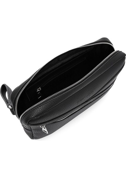 Erkek Siyah Mini El Çantası 24WBD3203FT