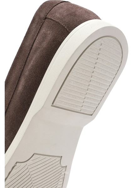 Fly Erkek Vizon Süet Deri Loafer 25SFD631010