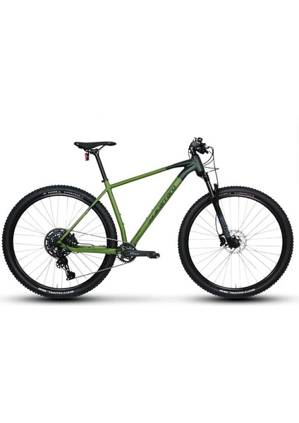 Big 910 Erkek Dağ Bisikleti 480H Hd 29 Jant 10 Vites Mat Yeşili Siyah Koyu Yeşil