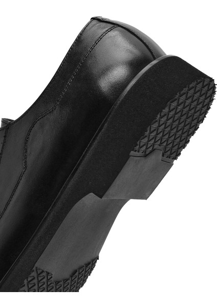 Erkek Siyah Deri Klasik Ayakkabı 25SFD704418