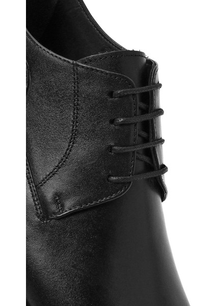 Erkek Siyah Deri Klasik Ayakkabı 25SFD704418