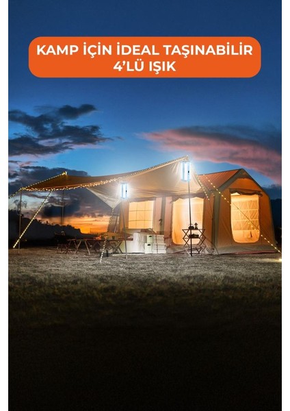 Solar Enerjili Asılabilir LED Kamp Lambası indirimleri