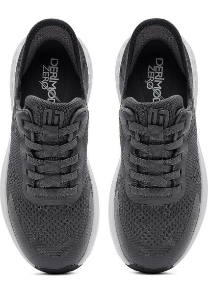 Zero Erkek Gri Kalın Tabanlı Kumaş Sneaker 25SFD69486F