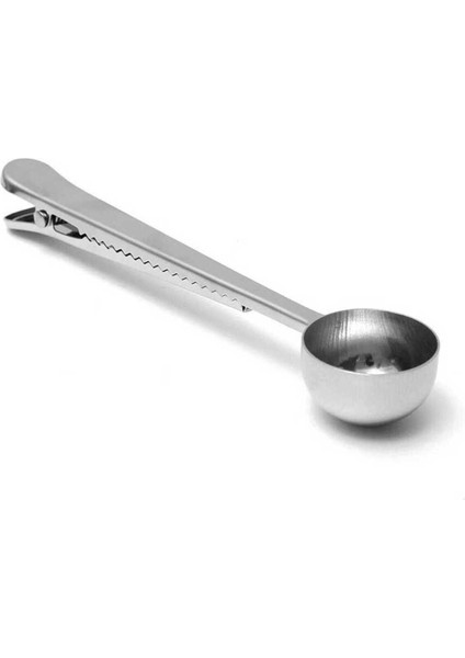 Paslanmaz Çelik 10 ml Klipsli Kahve Ölçeği ve Kaşık, Renkli, Şık ve Kullanışlı modelleri