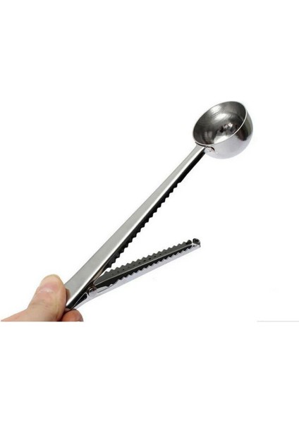 Paslanmaz Çelik 10 ml Klipsli Kahve Ölçeği ve Kaşık, Renkli, Şık ve Kullanışlı fırsatları