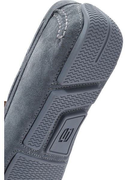 Erkek Lacivert Süet Deri Loafer 25SFD630410