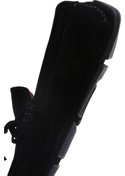 Erkek Siyah Süet Deri Loafer 25SFD630410