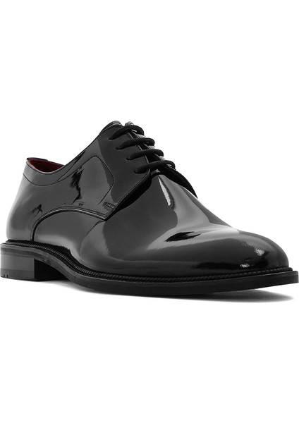 Erkek Siyah Rugan Deri Klasik Ayakkabı 25SFD601116