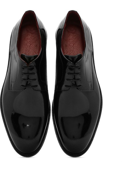 Erkek Siyah Rugan Deri Klasik Ayakkabı 25SFD601116