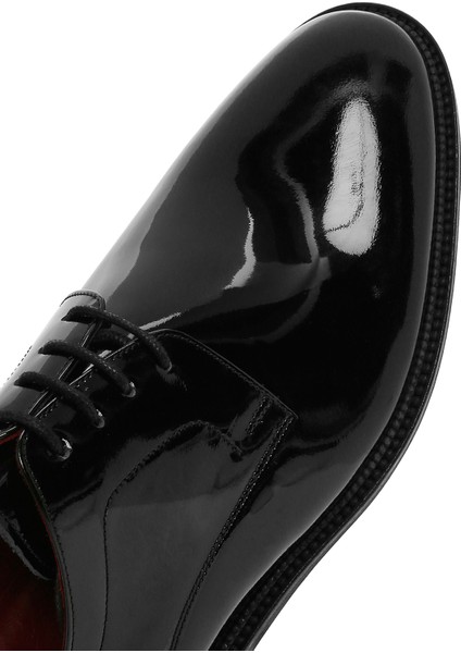 Erkek Siyah Rugan Deri Klasik Ayakkabı 25SFD601116