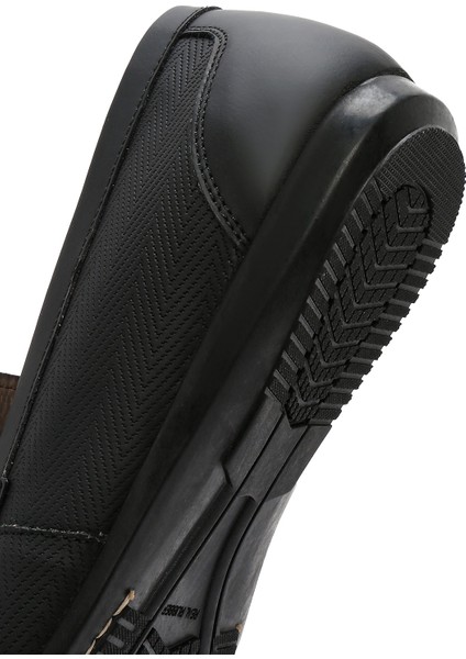 Erkek Siyah Deri Casual Loafer 25SFD6003V3