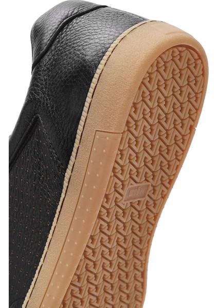 Erkek Siyah Bağcıklı Deri Sneaker 25SFD7507FT