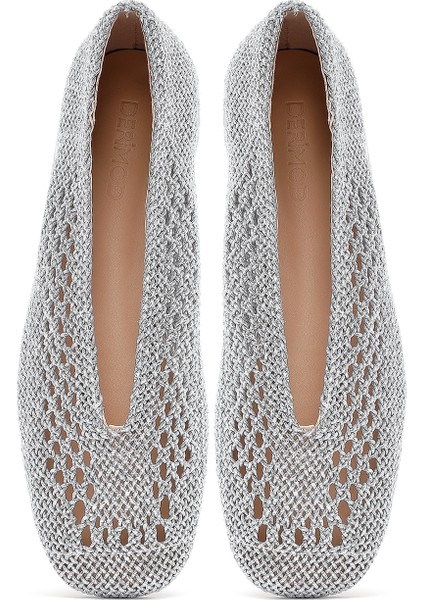 Kadın Gümüş Simli Babet 25SFE45196F