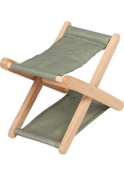 Yeşil Katlanabilir Ahşap Kitap Desteği, Şık ve Kullanışlı Tasarım