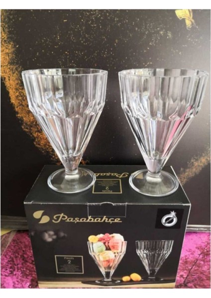 2'li Kristal Dondurmalık Seti, Şeffaf ve Şık Tasarım