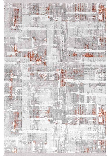 Alaçatı 2600A Gri Kiremit Yumuşak Dokulu Modern Salon, Mutfak, Oturma, Çocuk Odası Halısı