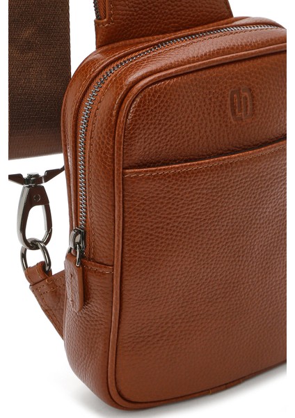 Erkek Taba Deri Çapraz Çanta 24wbd3401ft