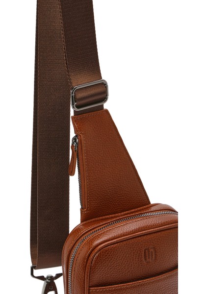 Erkek Taba Deri Çapraz Çanta 24wbd3401ft