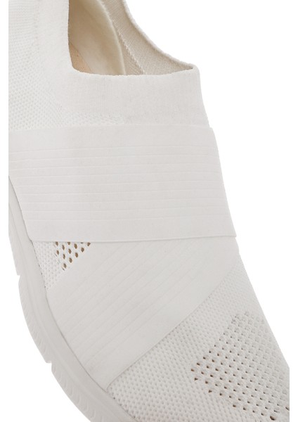 Zero Kadın Beyaz Kumaş Sneaker 25SFE49636F