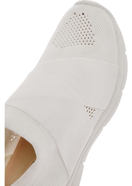 Zero Kadın Beyaz Kumaş Sneaker 25SFE49636F