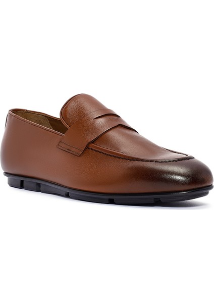 Erkek Taba Deri Klasik Ayakkabı 25SFD621018