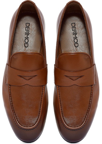 Erkek Taba Deri Klasik Ayakkabı 25SFD621018