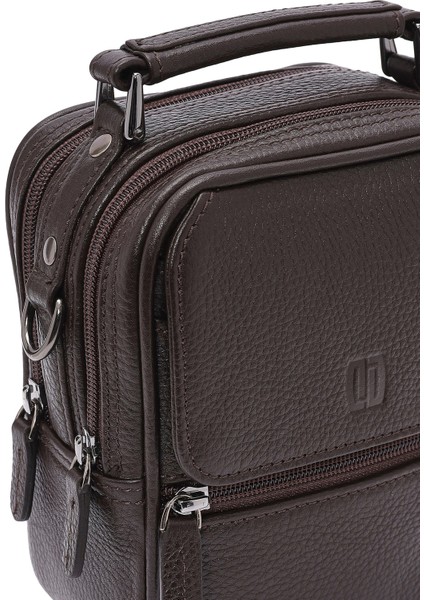 Erkek Kahverengi Deri El Çantası 24WBD3404FT