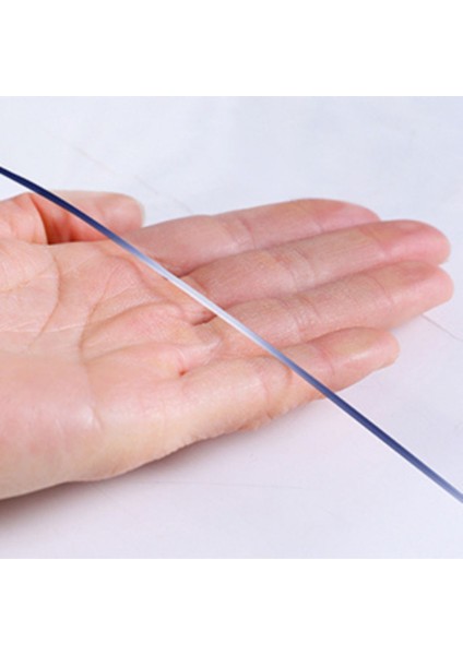 Şeffaf 1.2mm Kalın Oval Masa Örtüsü, Kokusuz, Dayanıklı Pvc Koruyucu modelleri