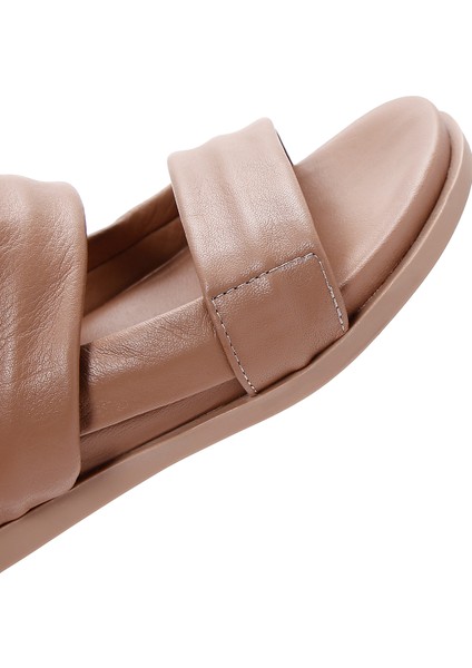 Kadın Vizon Deri Sandalet 25SFD150718