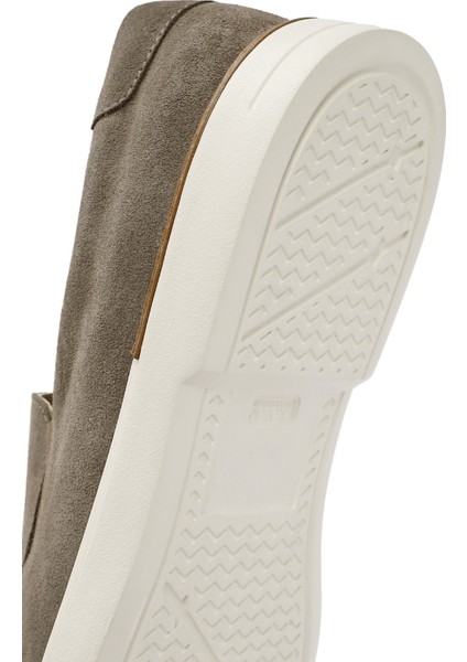 Erkek Bej Süet Deri Casual Loafer 25SFD612210