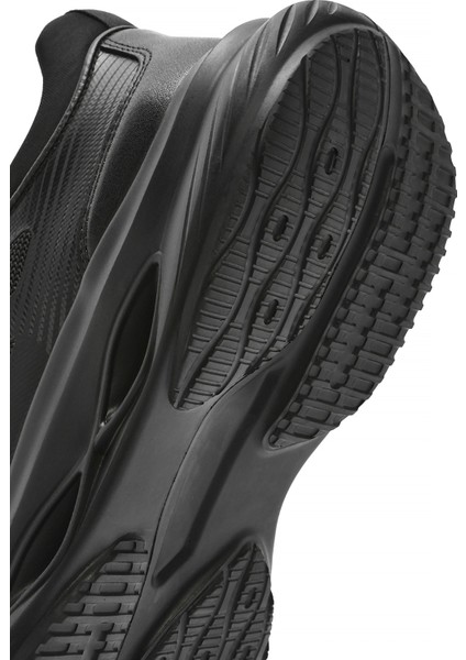 Erkek Siyah Kalın Tabanlı Bağcıklı Kumaş Sneaker 25SFD695414